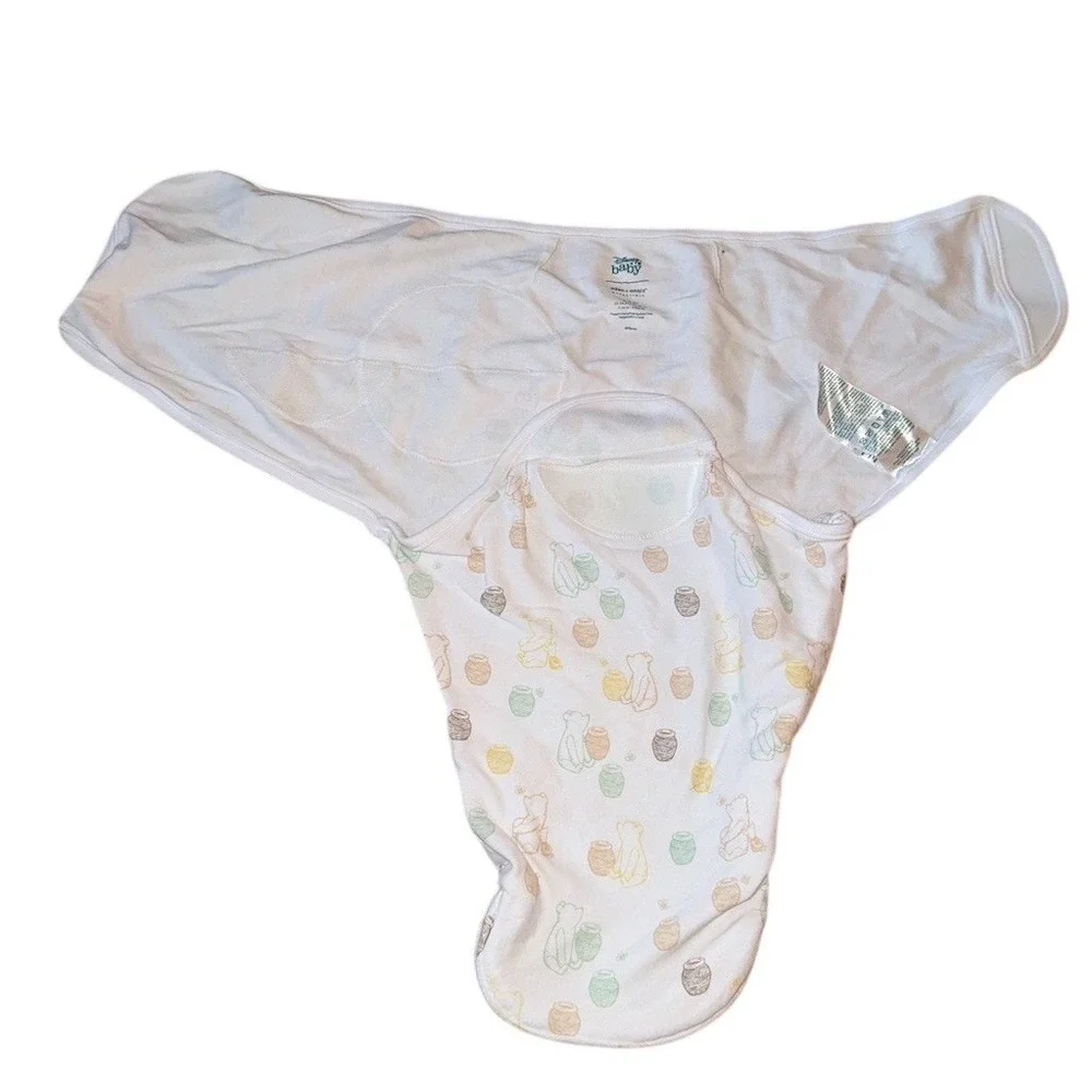 aden + anais essentials Swaddle Wrap 0-3 Months White Winnie the Pooh newborn